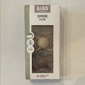 BIBS Supreme Silicone Pacifiers Size 2